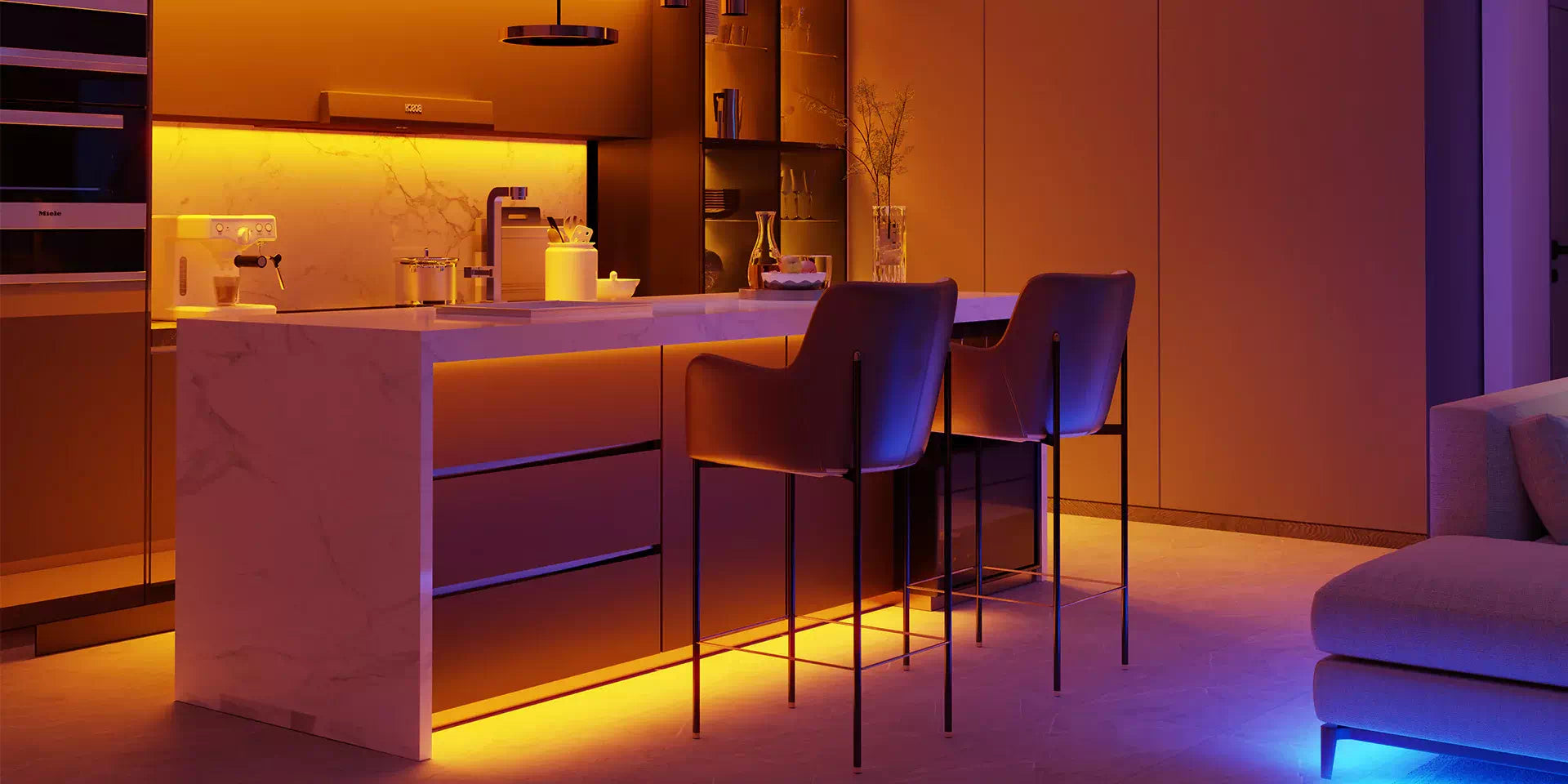 LED strip lights for kitchen