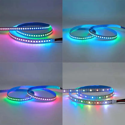 5050 144LEDs WS2815 RGBIC digital LED Strip Lights 16.4ft Non Waterproof IP20