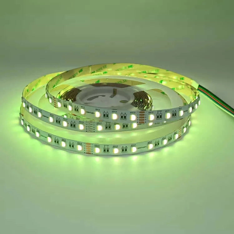 5050 60LEDs 4 in 1 RGBW LED Strip Lights 16.4ft Non Waterproof IP20