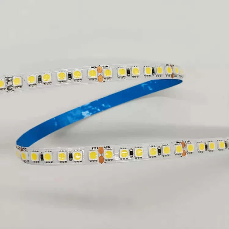 5050 120LEDs White LED Strip Lights 16.4ft Non Водонепроницаемая точка IP20 меньше